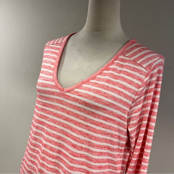 Gap Striped Pink Long Sleeve sweater size medium - Picture 2 of 10